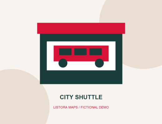 Illustrated demo image for transport